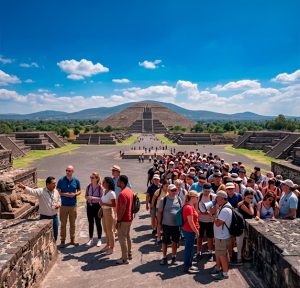Pirámides de Teotihuacán y Cueva Prehispánica